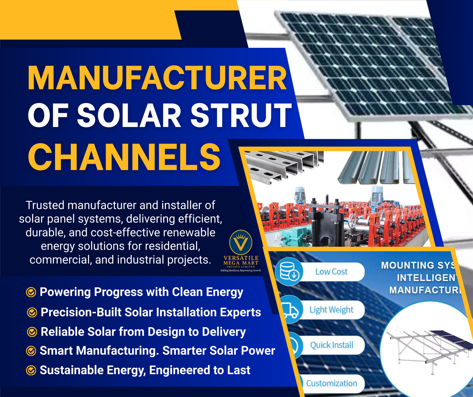 Precision Steel for Roads, Solar, and Structures